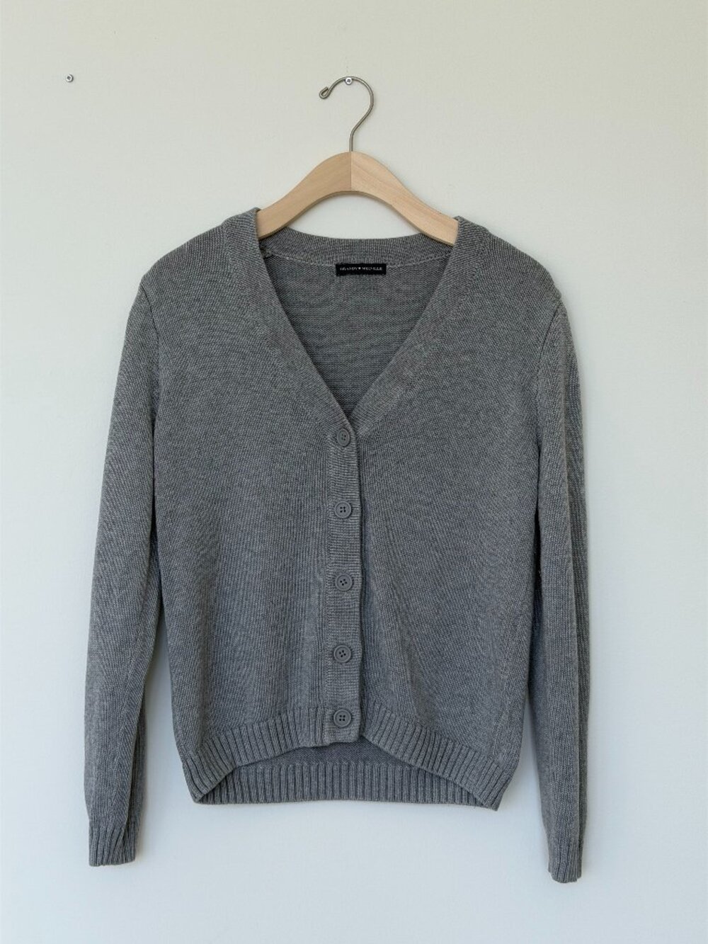 Brandy Melville Billie Cardigan - Grey Knit Sweater